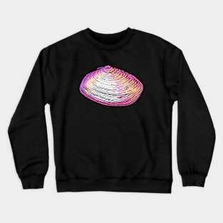 Pink, yellow and mint vintage seashell print. Crewneck Sweatshirt